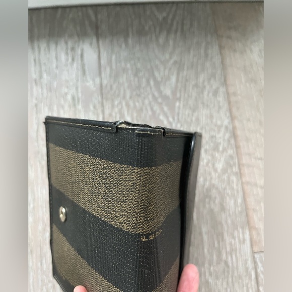 Fendi Vintage Pequin Stripe Bi-Fold Wallet - Picture 5 of 9